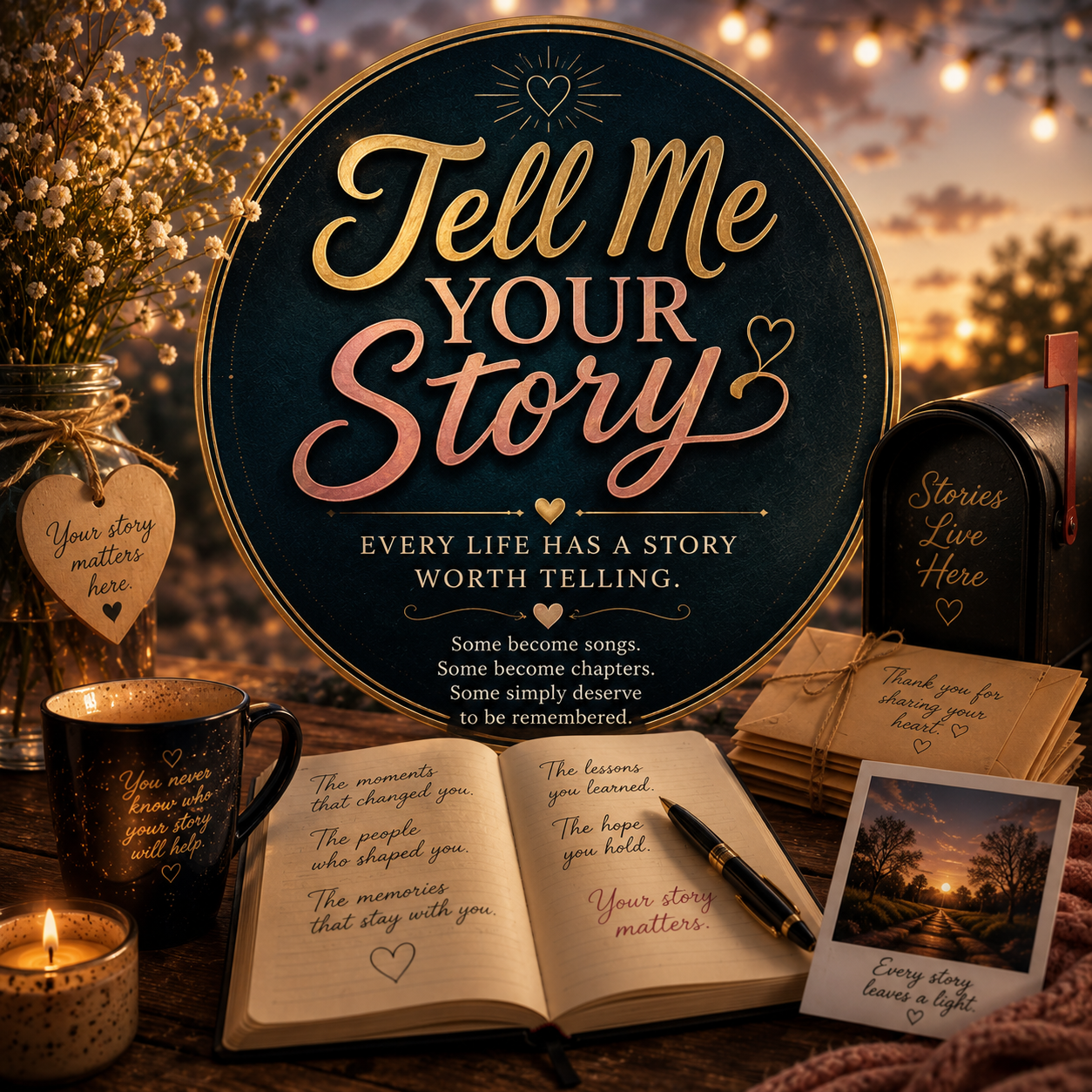 TELL ME YOUR STORY