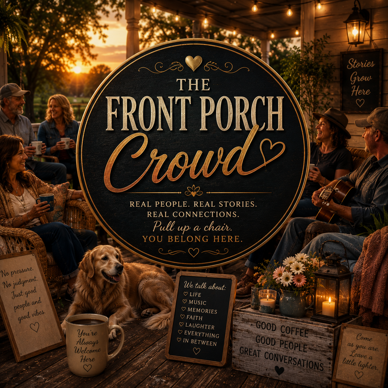 THE FRONT PORCH CROWD