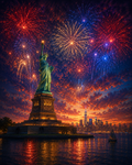 July #01 - “Beneath the Fireworks - A Glowing Fourth"
