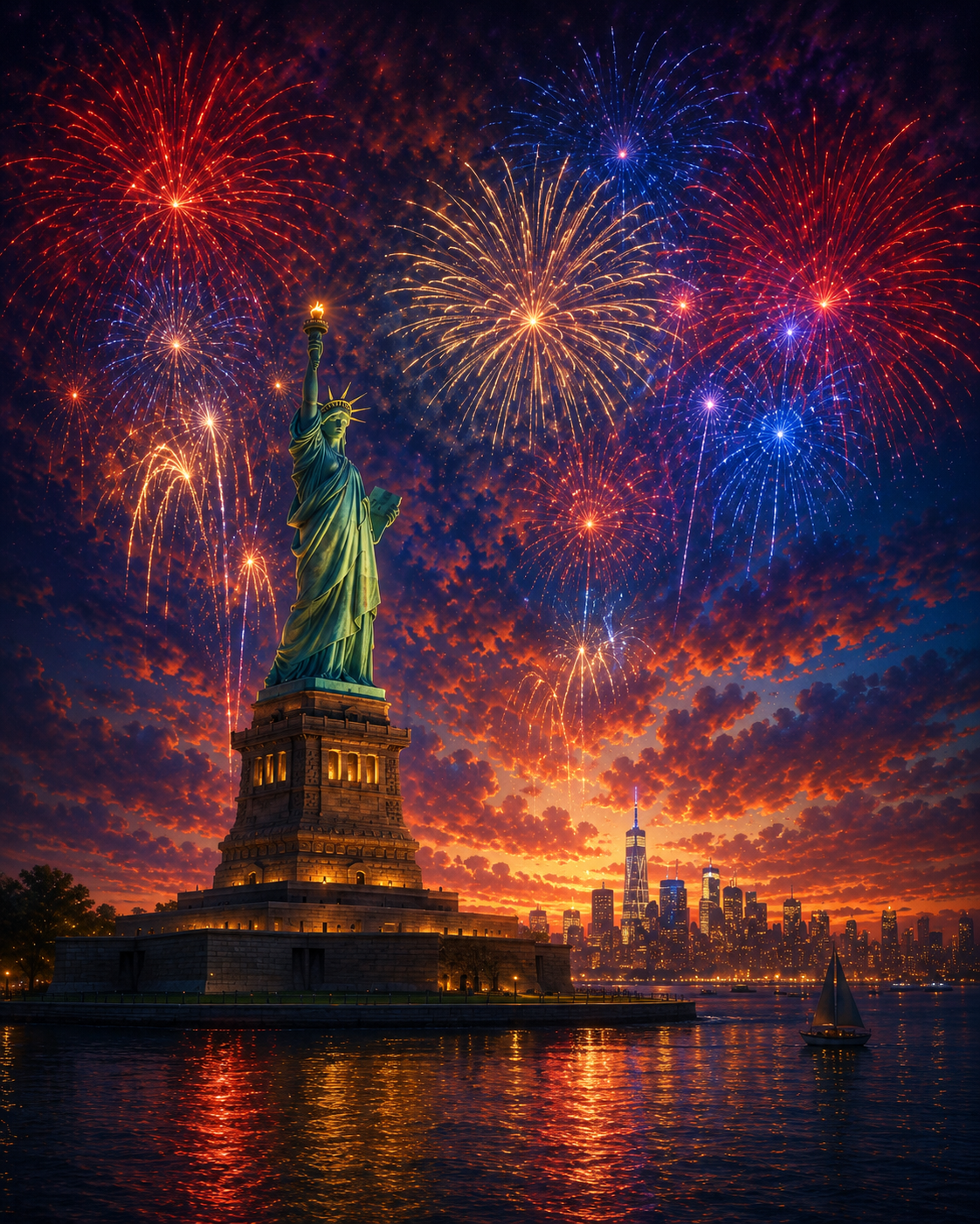 July #01 - “Beneath the Fireworks - A Glowing Fourth"