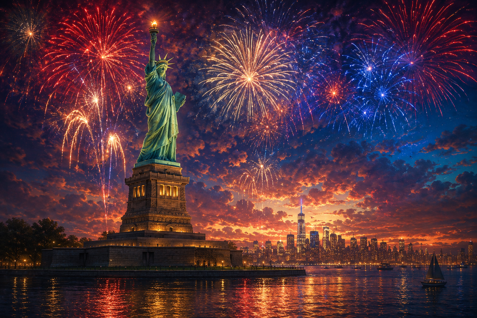 July #01 - “Beneath the Fireworks - A Glowing Fourth"
