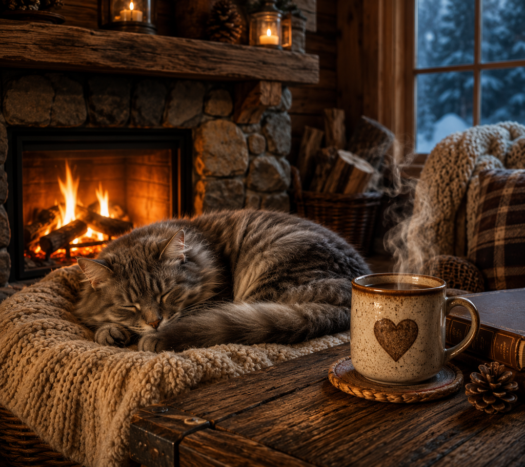 Pretty Kitty #02 - "Firelight Purr"