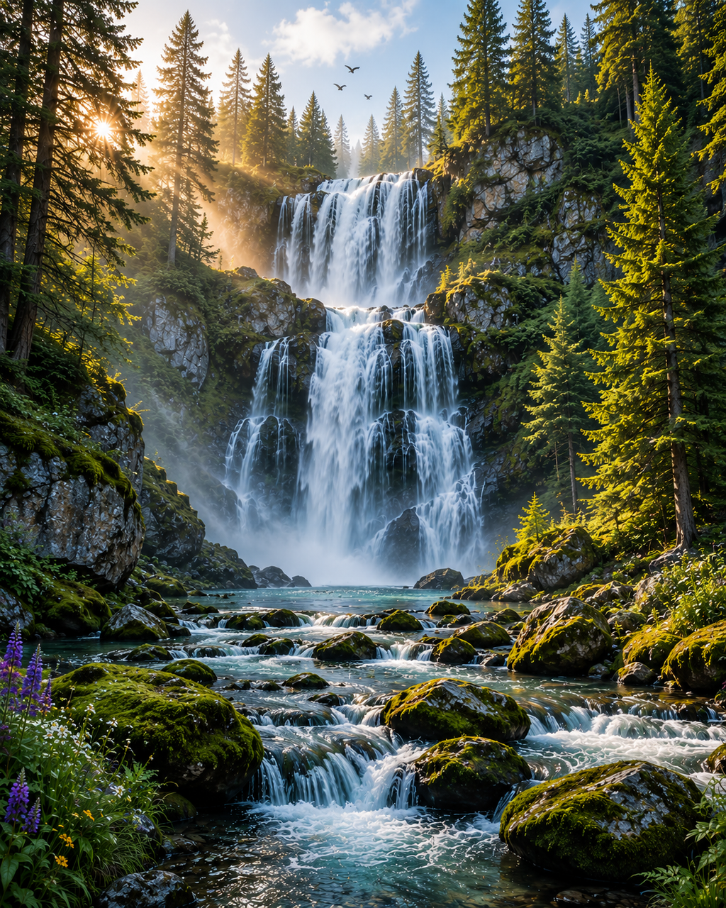 Falling Waters #03 – "Nature's Symphony"