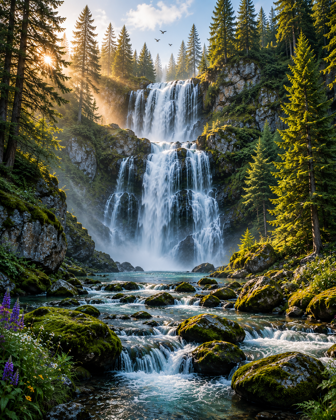 Falling Waters #03 – "Nature's Symphony"