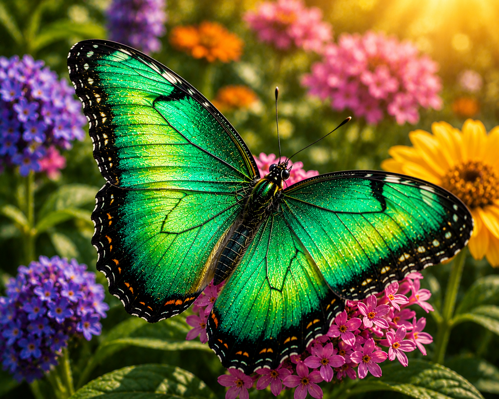 Breathtaking Butterflies #05 – "Emerald Whisper"