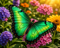 Breathtaking Butterflies #05 – "Emerald Whisper"