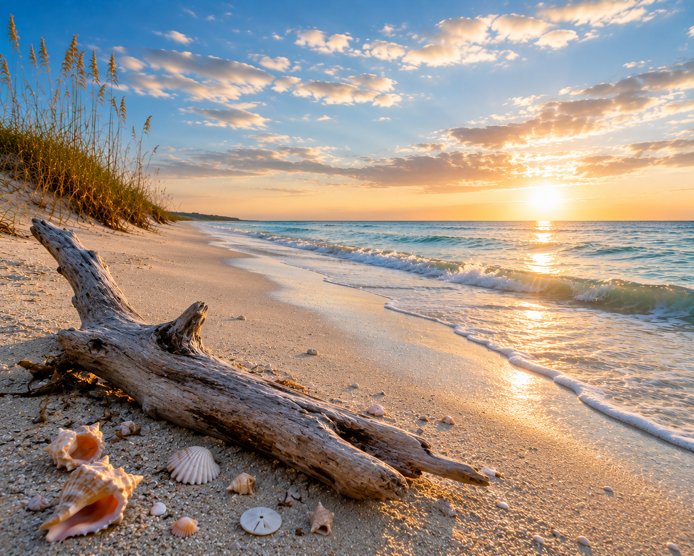Coastal Calm #05 – "Driftwood Dreams"