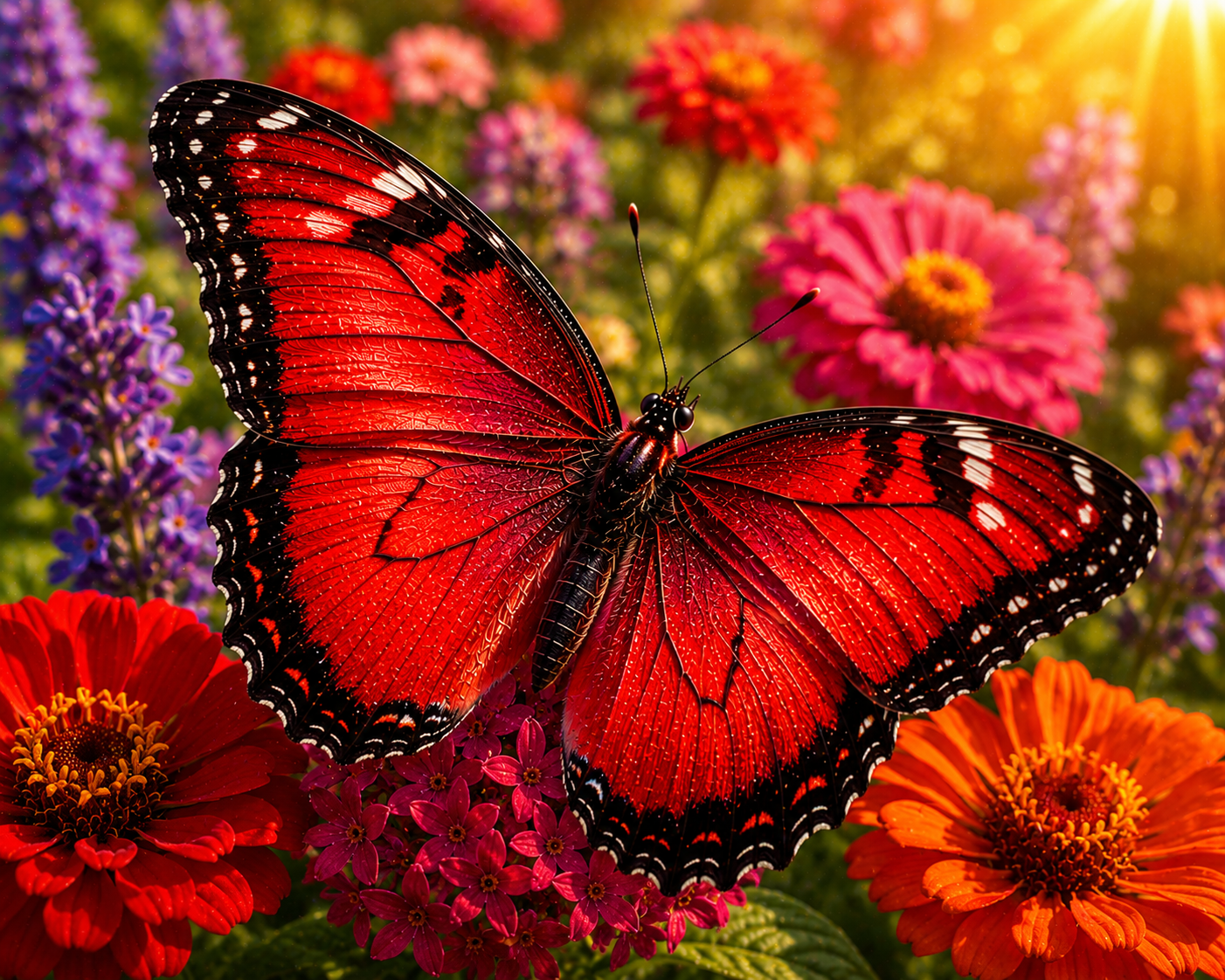 Breathtaking Butterflies #06 – "Crimson Flight"