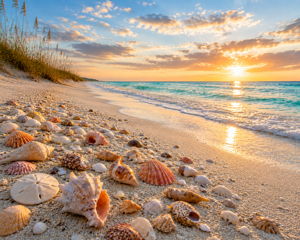 Coastal Calm #06 – "Seashell Symphony"
