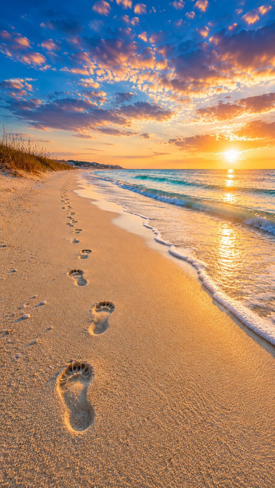 Coastal Calm #07 – "Steps Along the Shore"
