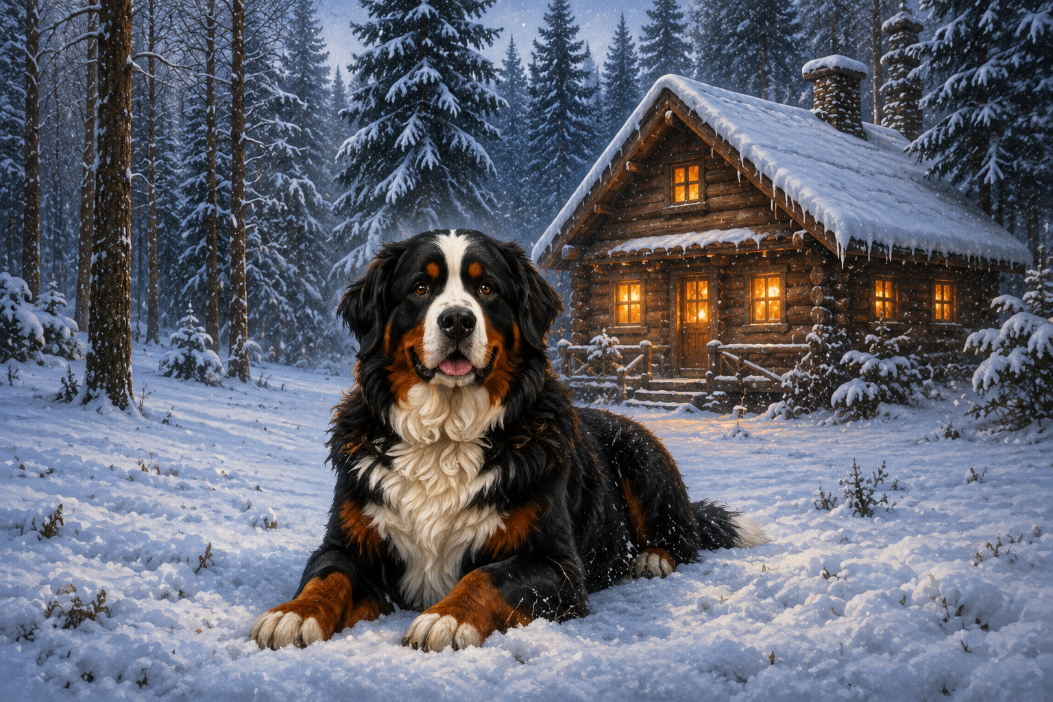 Paws & Heart #07 - “Winter Cabin”