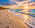Coastal Calm #07 – "Steps Along the Shore"
