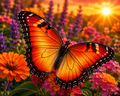 Breathtaking Butterflies #08 – "Sunset Symphony"