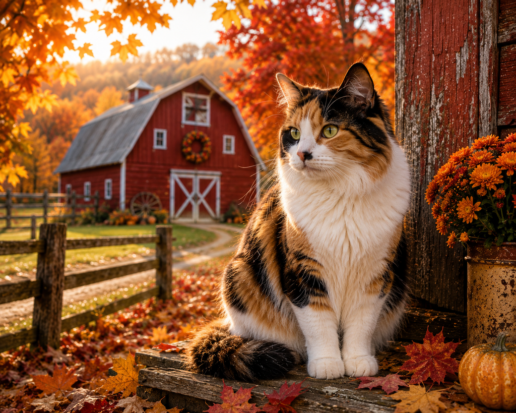 Pretty Kitty #08 - "Autumn Barn"