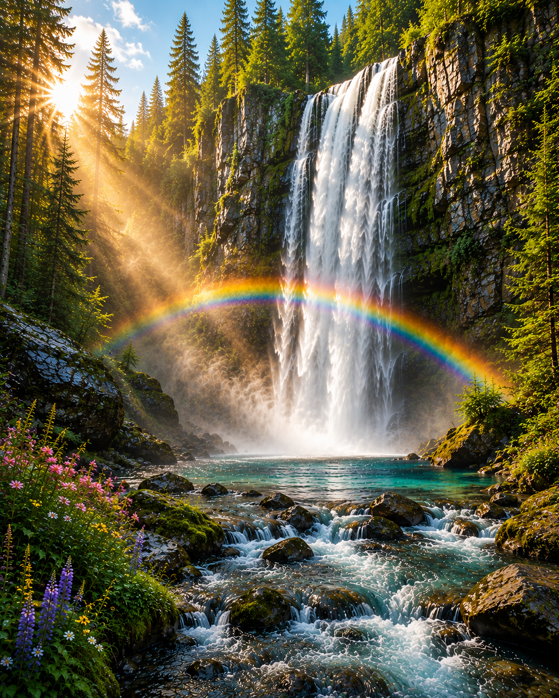 Falling Waters #09 – "Where Rainbows Are Born"