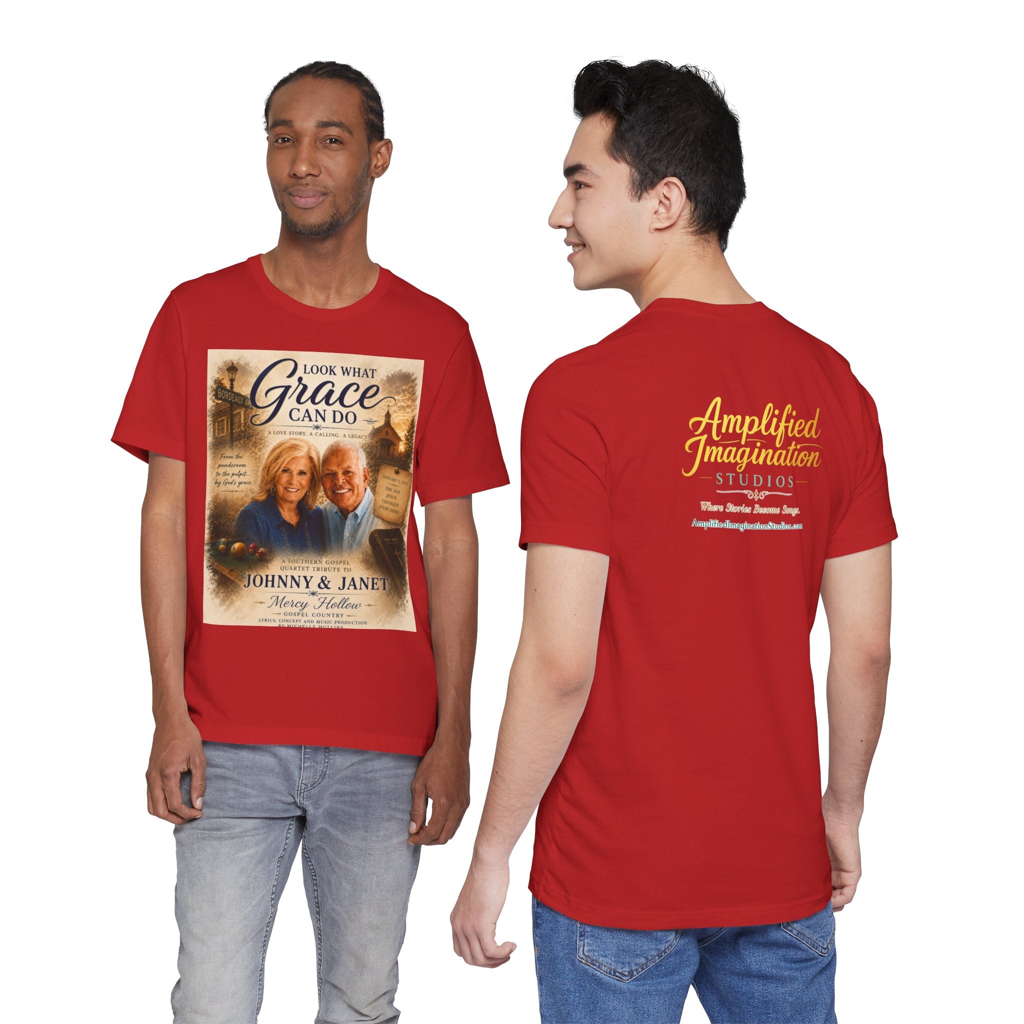 "Look What Grace Can Do" | Johnny & Janet Hunt Tribute T-Shirt