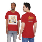 "We Love and Support Pastor Johnny & Janet Hunt for Life!" Unisex Support T-Shirt - TRANSPARENT AROUND THE EDGE