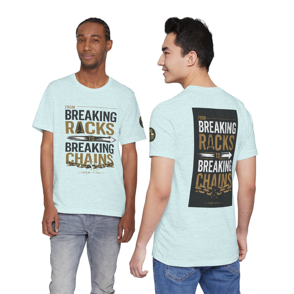"From Breaking Racks to Breaking Chains" Inspirational Pastor Johnny Hunt T-Shirt ** May be personalized **