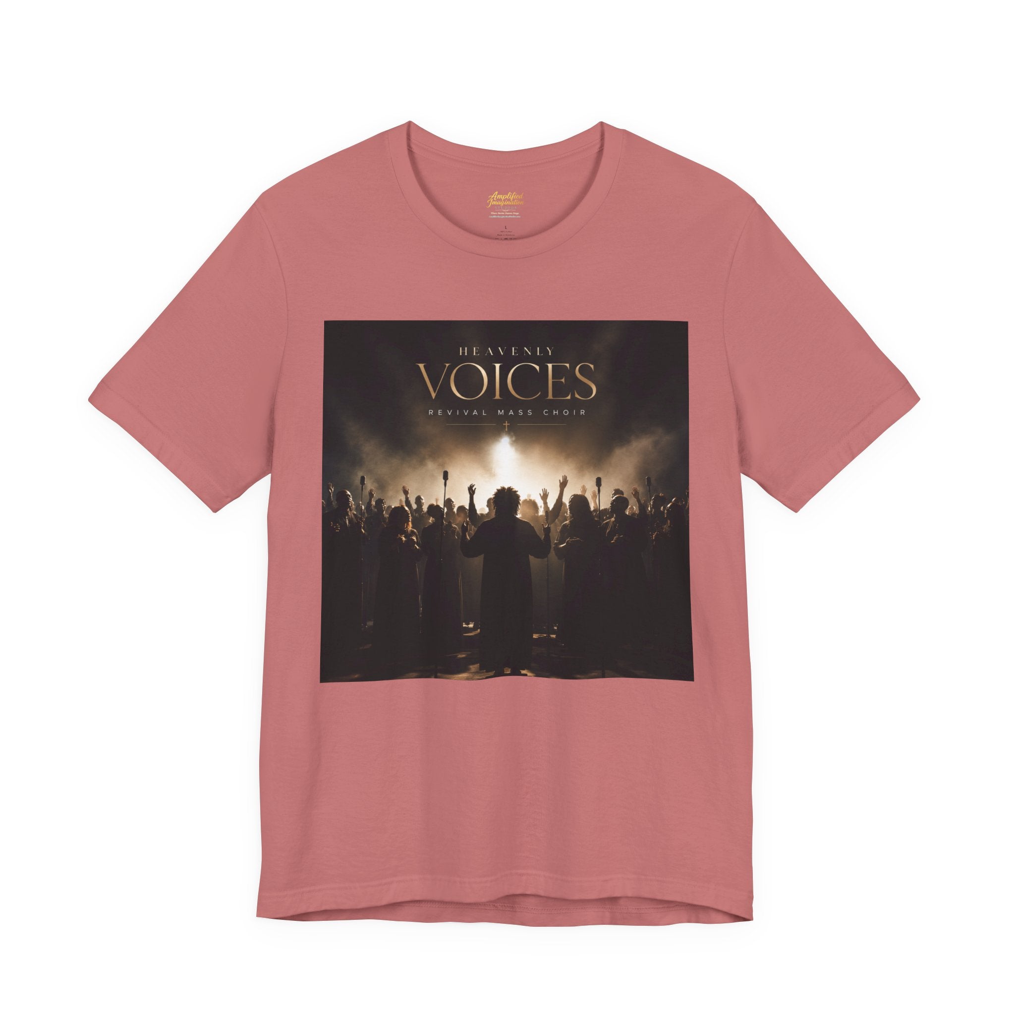 "Heavenly Voices Revival Mass Choir" Inspirational Choir T-Shirt – Amplified Imagination Studios
