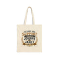"We Love and Support Pastor Johnny and Janet for Life!" Tote Bag – Amplified Imagination Studios