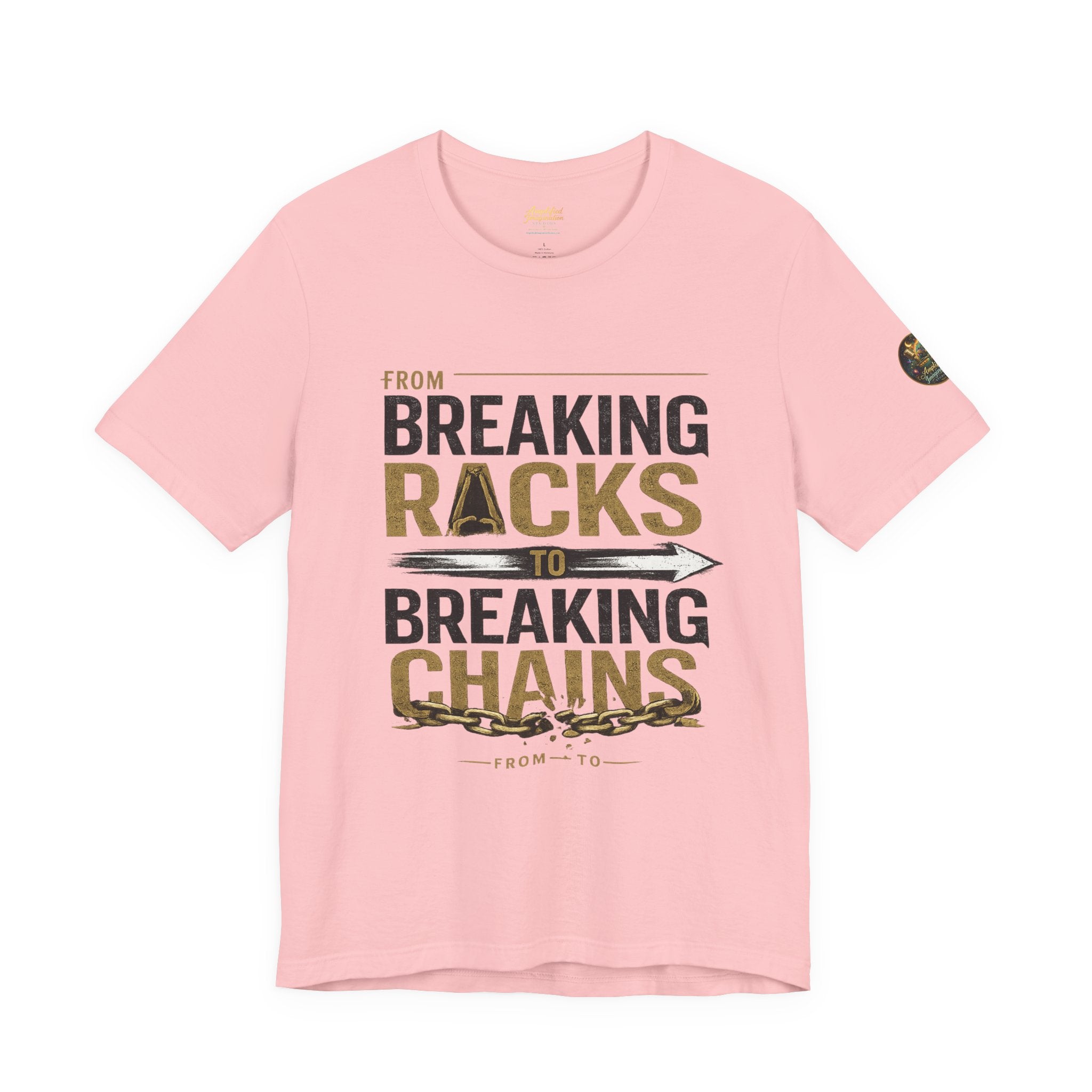 "From Breaking Racks to Breaking Chains" Inspirational Pastor Johnny Hunt T-Shirt ** May be personalized **