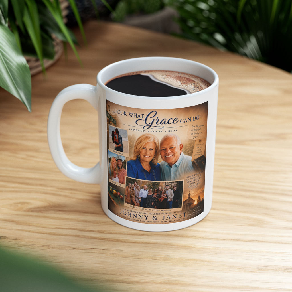 “LOOK WHAT GRACE CAN DO” | Mercy Hollow |  Southern Gospel Tribute Mug (11oz/15oz)