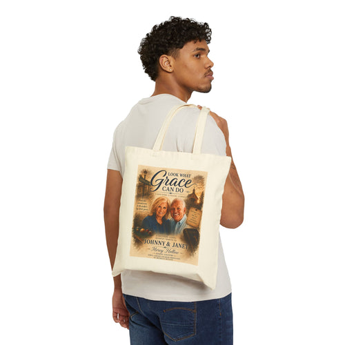 Look What Grace Can Do™ | Johnny & Janet Hunt Tribute Tote Bag