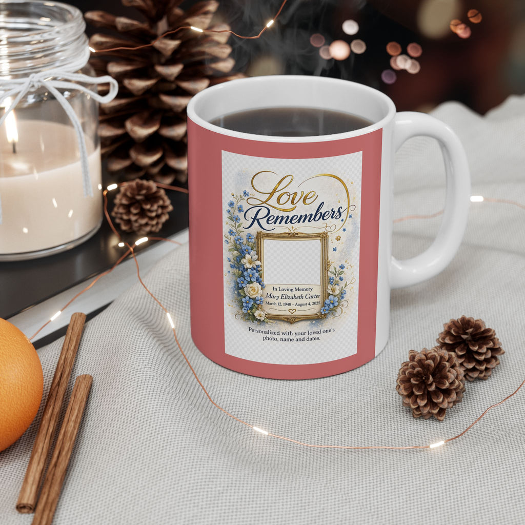 "Love Remembers" Personalized Memorial Mug – Amplified Imagination Studios