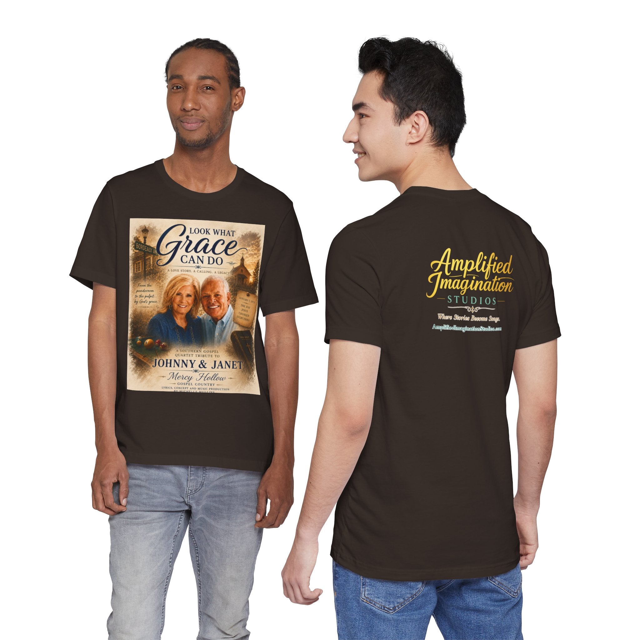 "Look What Grace Can Do" | Johnny & Janet Hunt Tribute T-Shirt