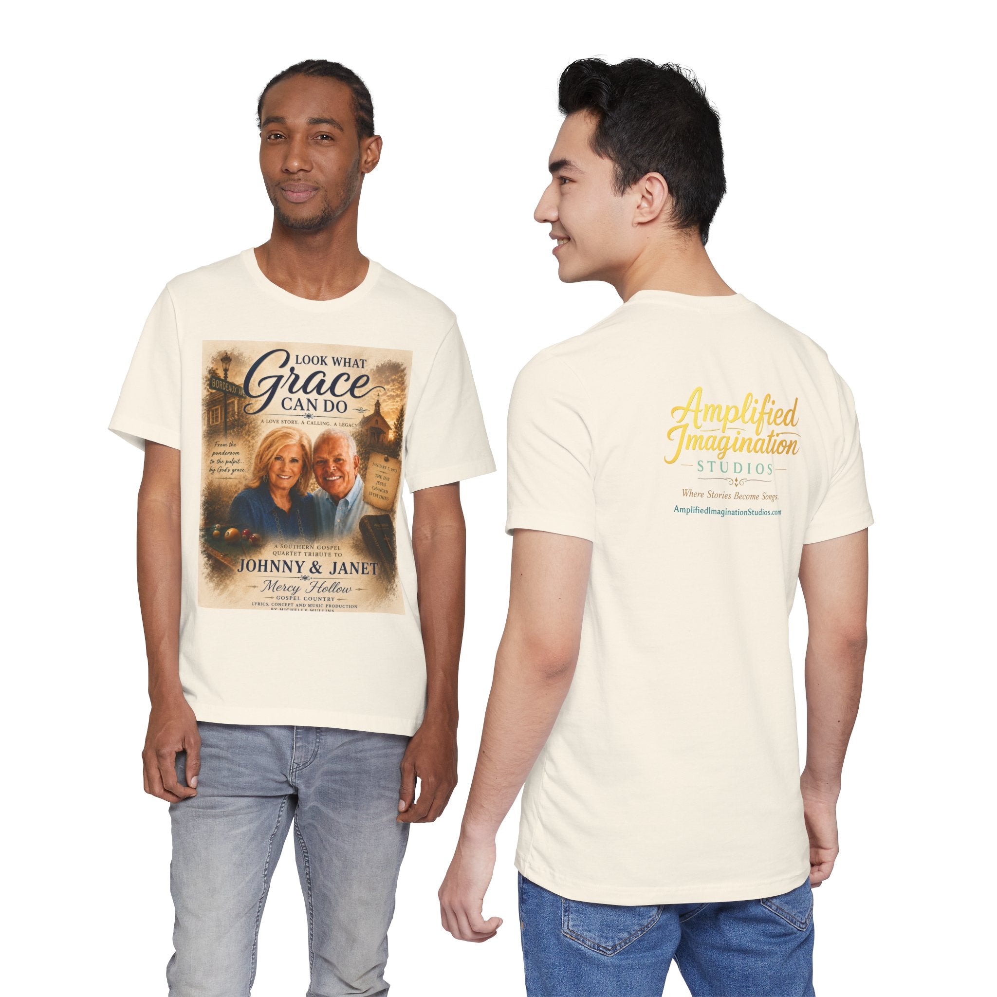 "Look What Grace Can Do" | Johnny & Janet Hunt Tribute T-Shirt