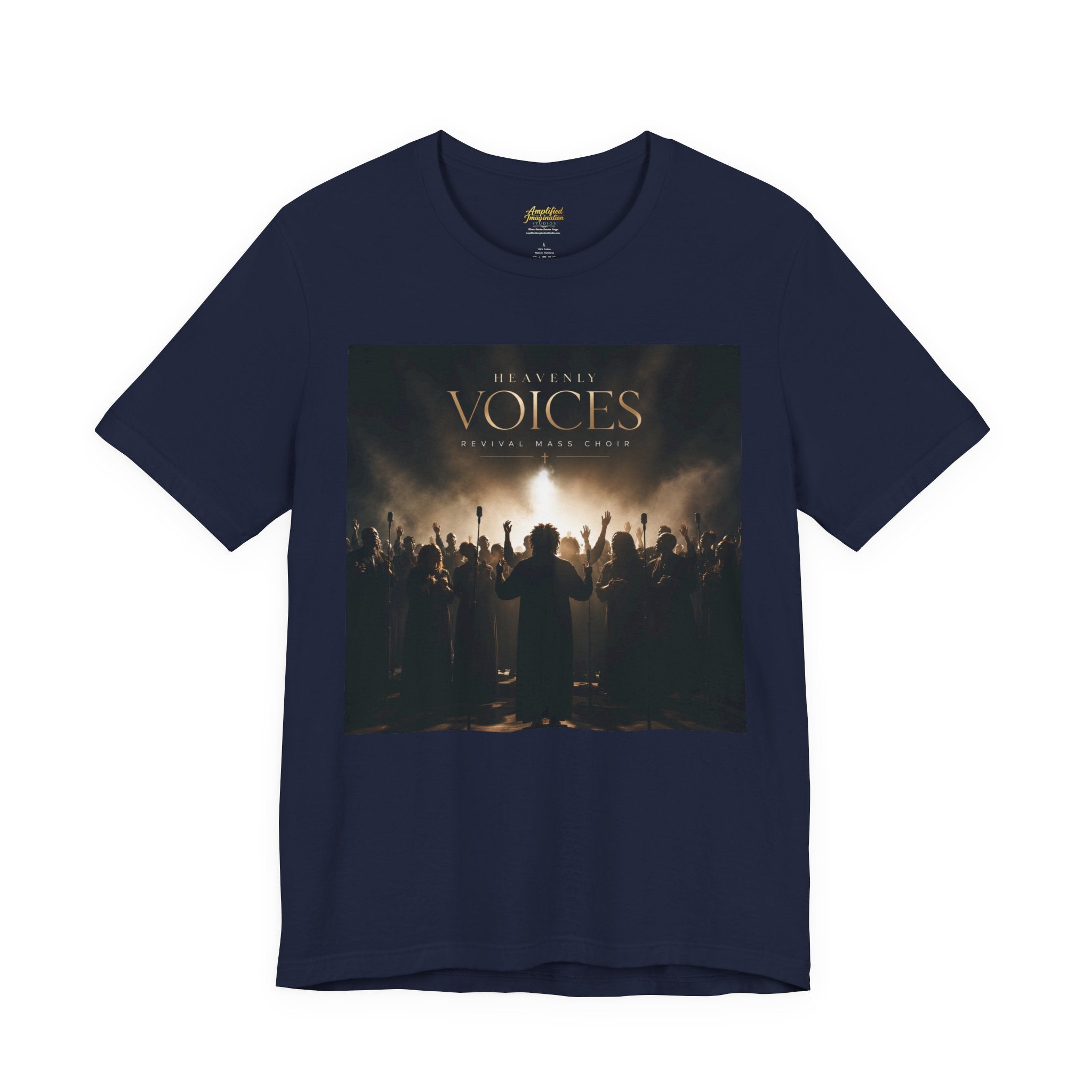 "Heavenly Voices Revival Mass Choir" Inspirational Choir T-Shirt – Amplified Imagination Studios