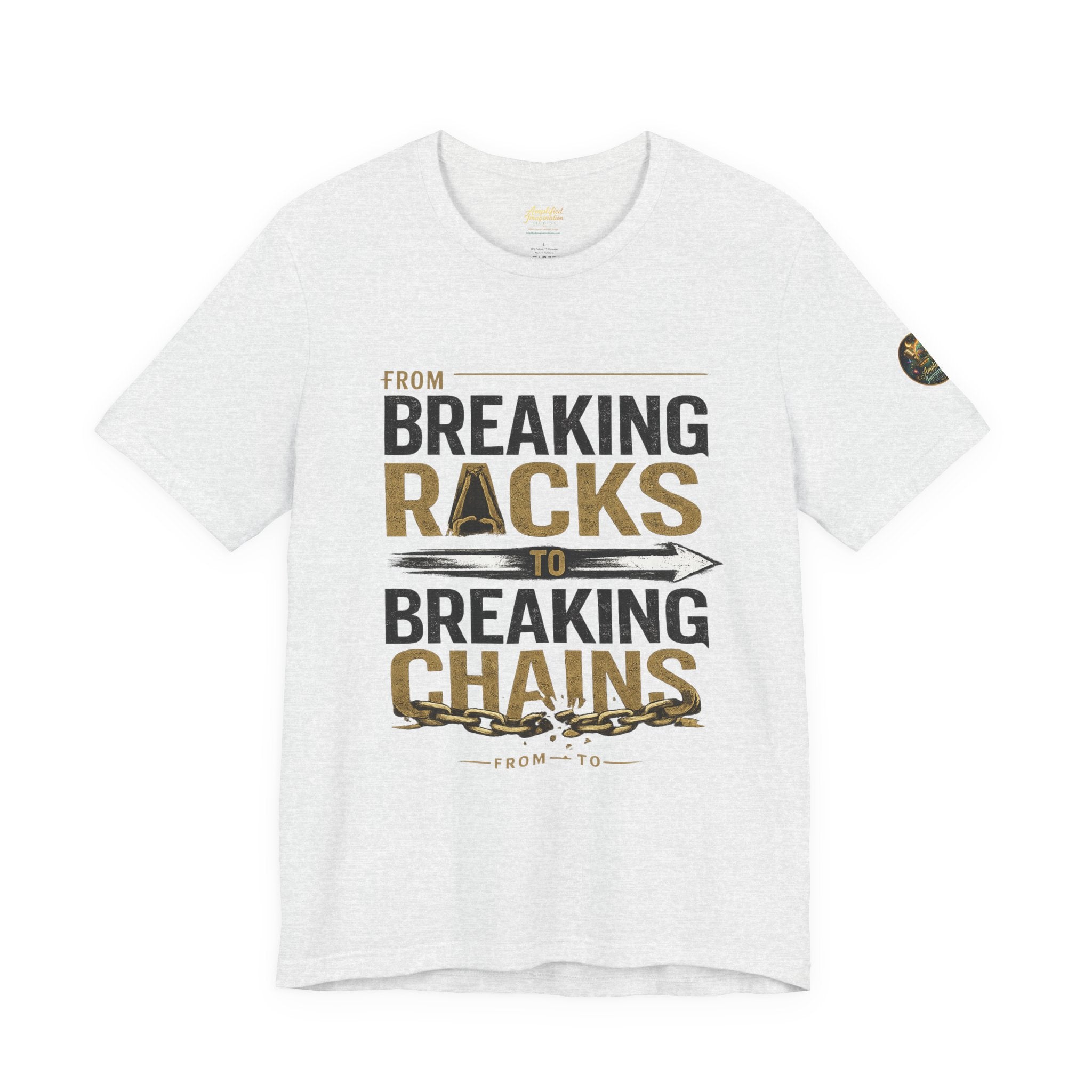 "From Breaking Racks to Breaking Chains" Inspirational Pastor Johnny Hunt T-Shirt ** May be personalized **