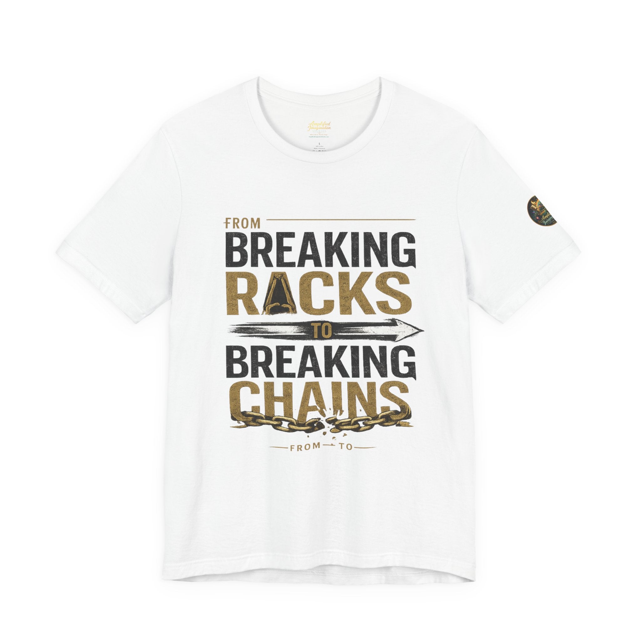 "From Breaking Racks to Breaking Chains" Inspirational Pastor Johnny Hunt T-Shirt ** May be personalized **
