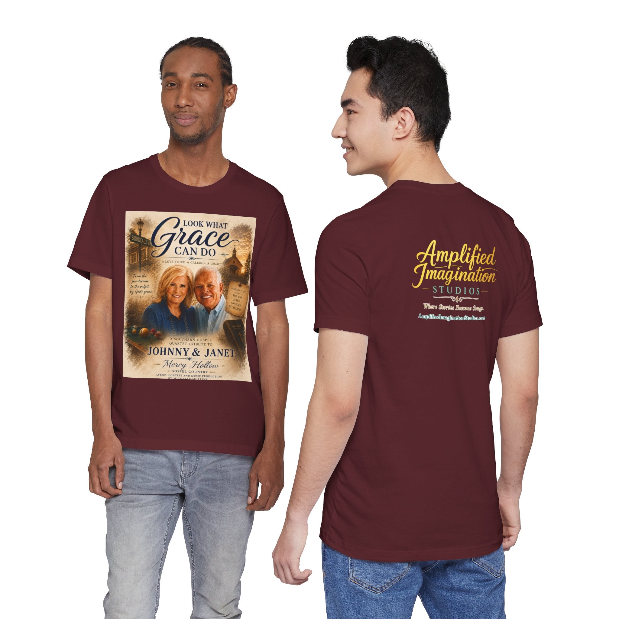 "Look What Grace Can Do" | Johnny & Janet Hunt Tribute T-Shirt