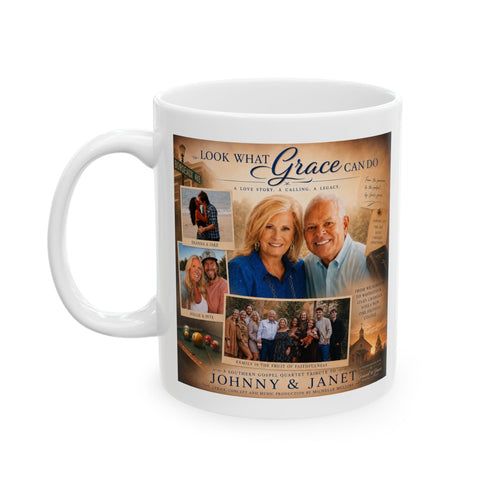 “LOOK WHAT GRACE CAN DO” | Mercy Hollow |  Southern Gospel Tribute Mug (11oz/15oz)