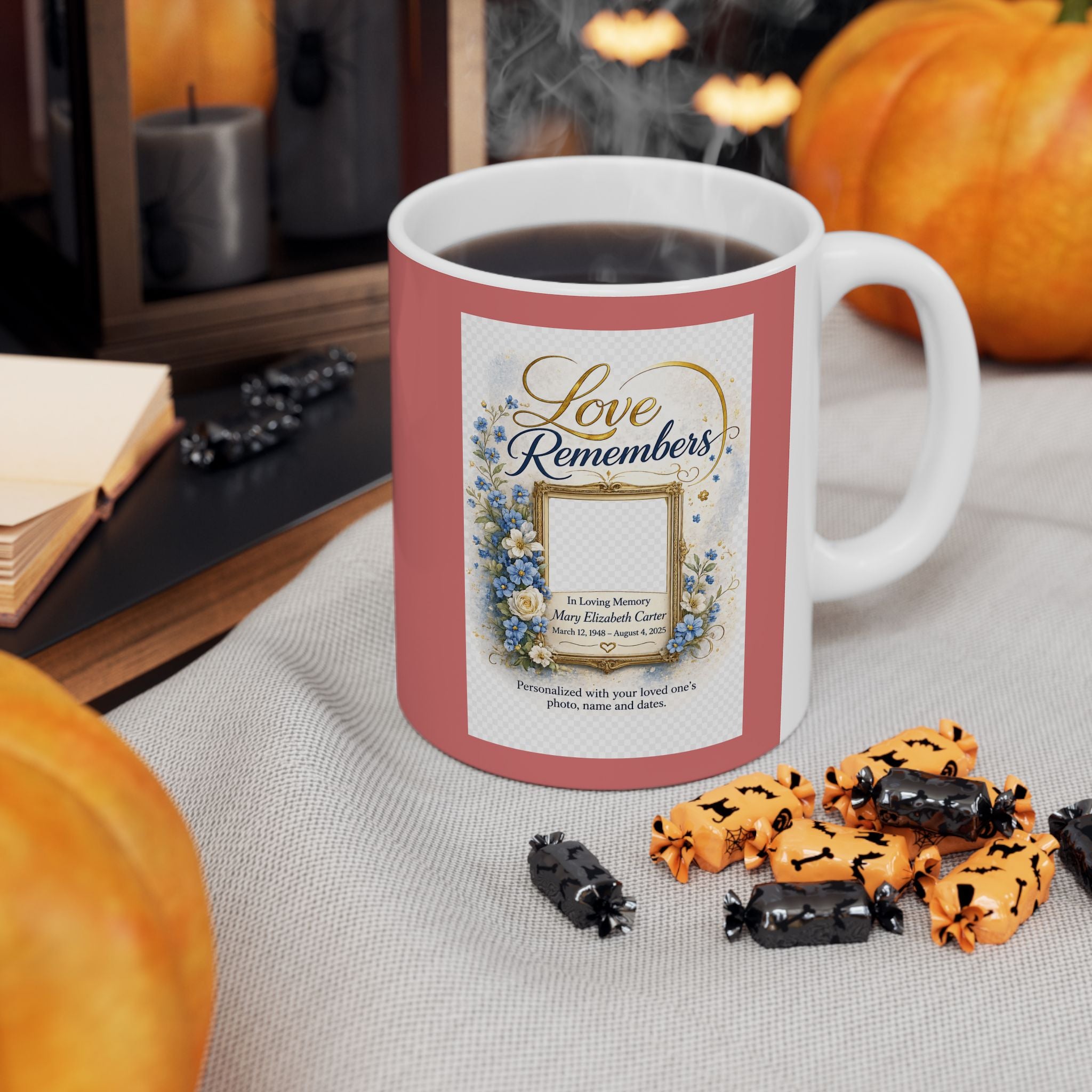 "Love Remembers" Personalized Memorial Mug – Amplified Imagination Studios