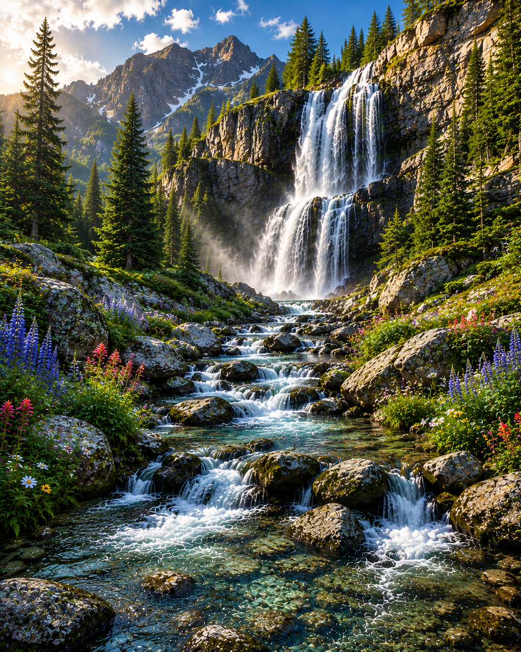 Falling Waters #14 – "A River's Beginning"