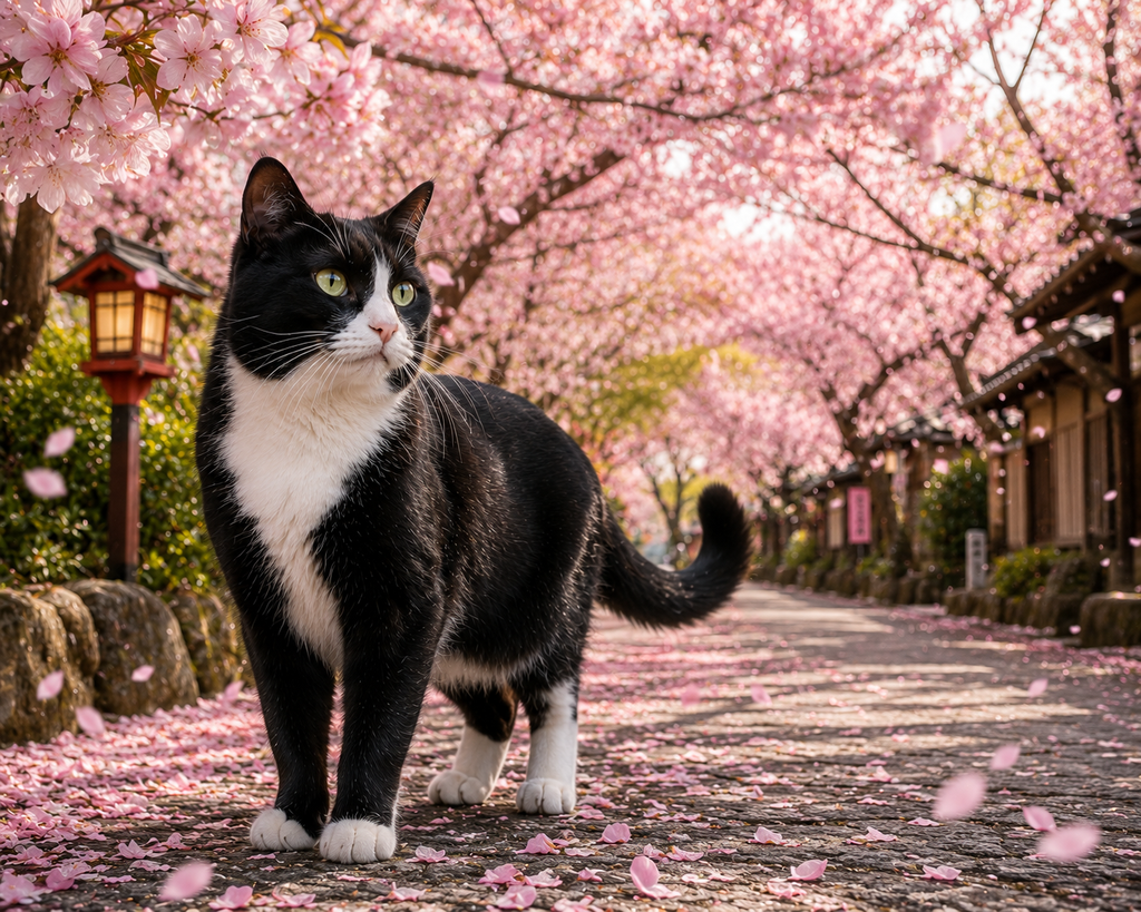 Pretty Kitty #14 - "Cherry Blossom Lane"