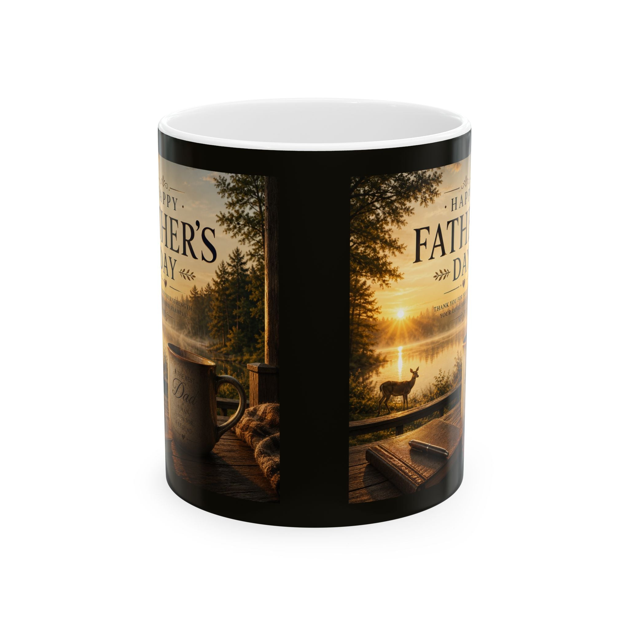 "Happy Father's Day" Coffee Mug – A Man, A Mentor, A Legend