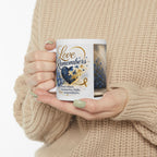 "Love Remembers" Alzheimer's Awareness Mug – Inspirational Memory & Caregiver Support Coffee Cup