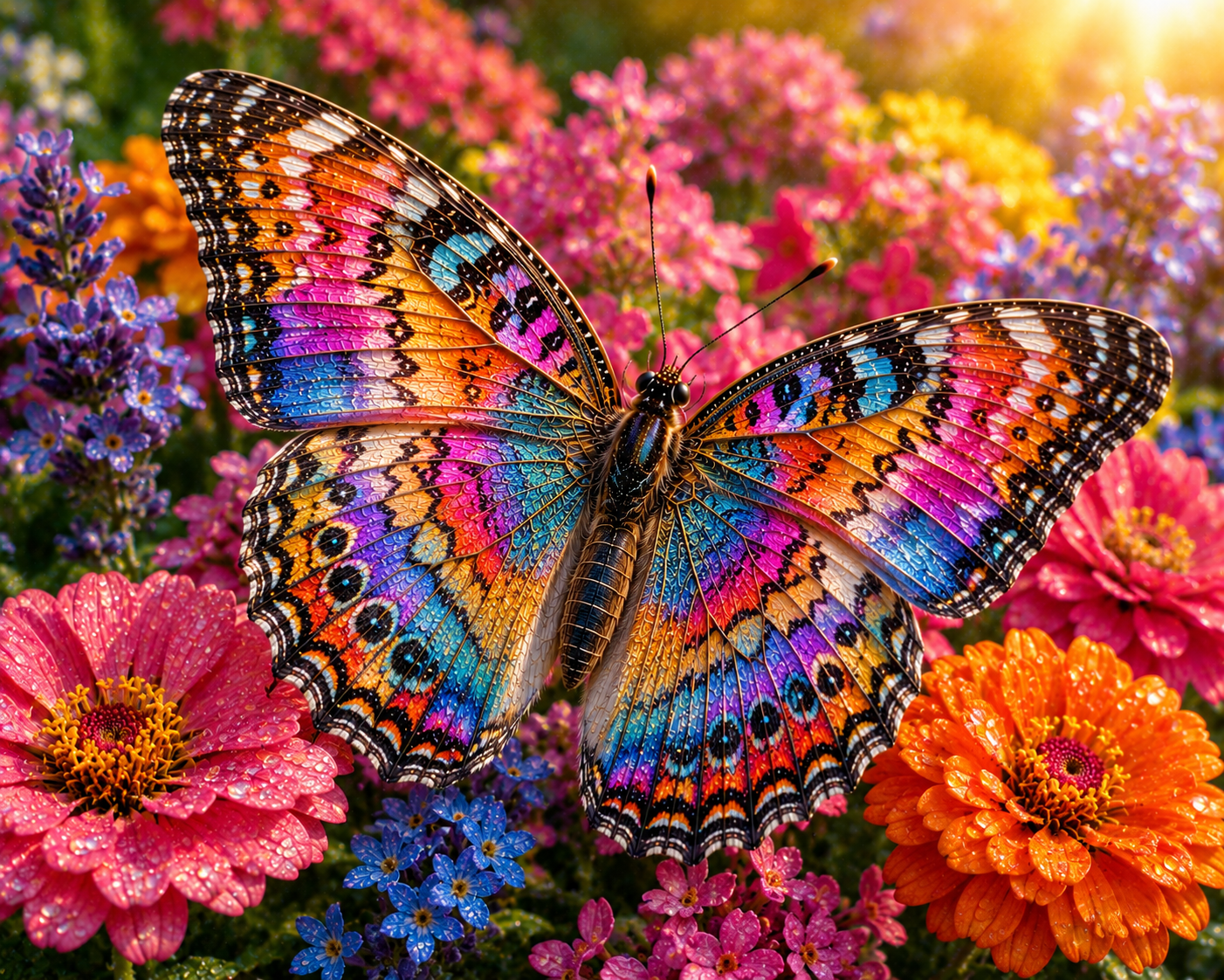 Breathtaking Butterflies #15 – "Painted Petals"