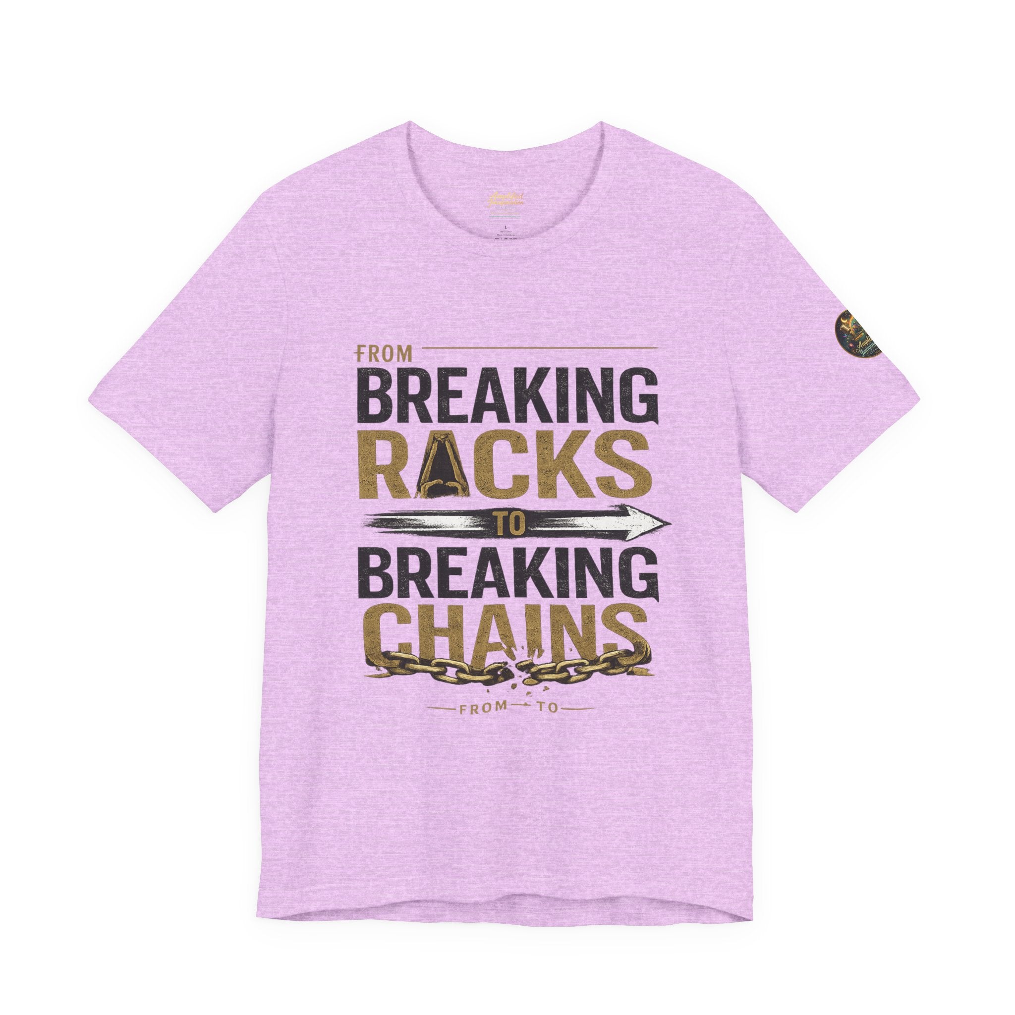 "From Breaking Racks to Breaking Chains" Inspirational Pastor Johnny Hunt T-Shirt ** May be personalized **