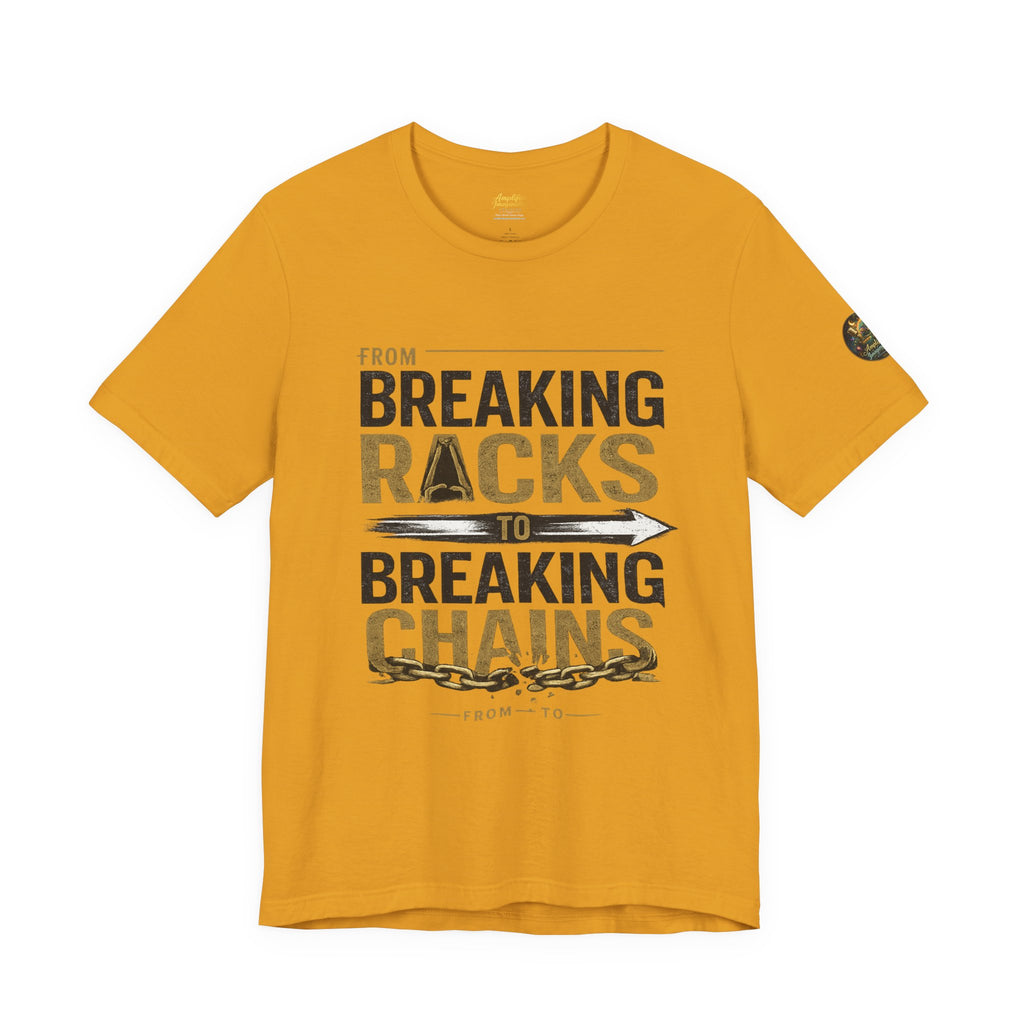 "From Breaking Racks to Breaking Chains" Inspirational Pastor Johnny Hunt T-Shirt ** May be personalized **