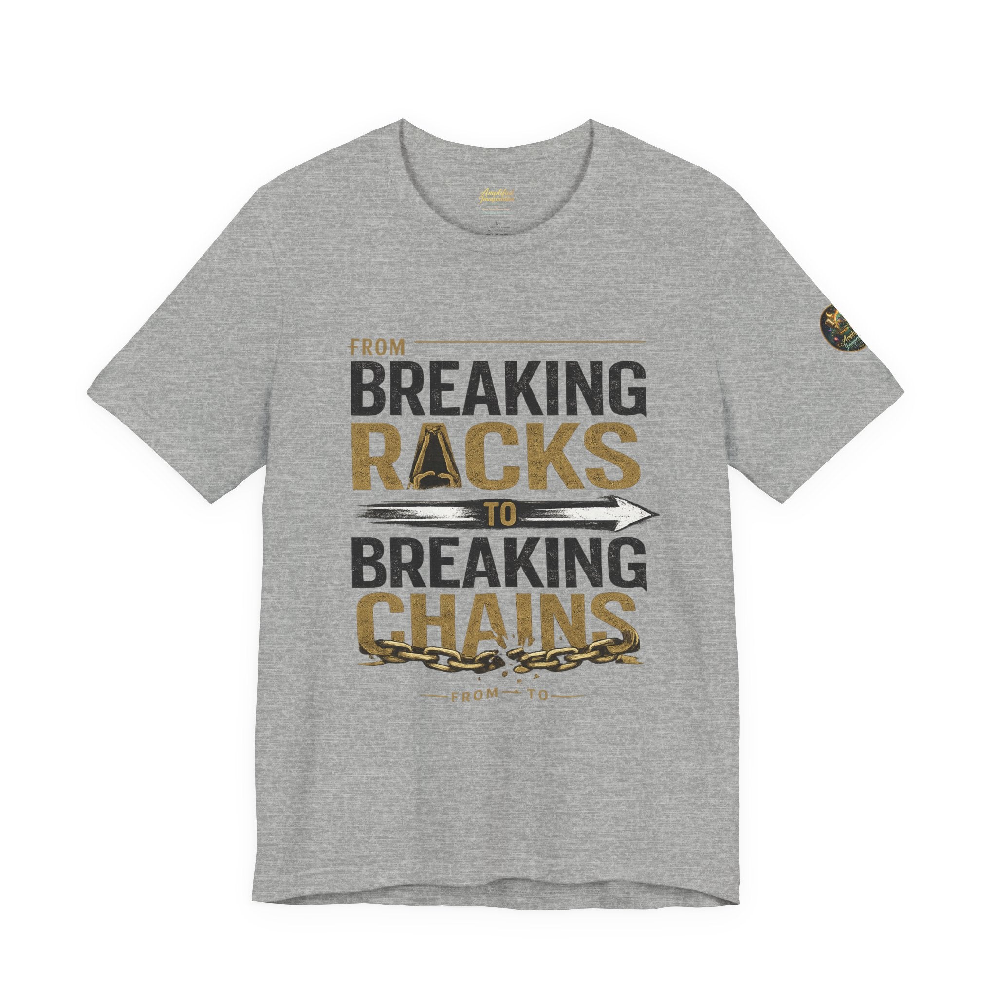 "From Breaking Racks to Breaking Chains" Inspirational Pastor Johnny Hunt T-Shirt ** May be personalized **