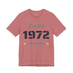 Pink t-shirt with 'Limited 1972 Edition' text on a white background