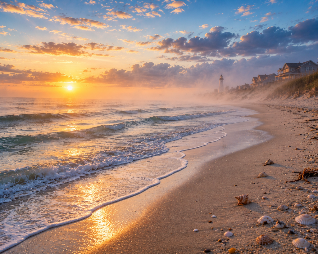 Coastal Calm #16 – "Ocean Mist Morning"