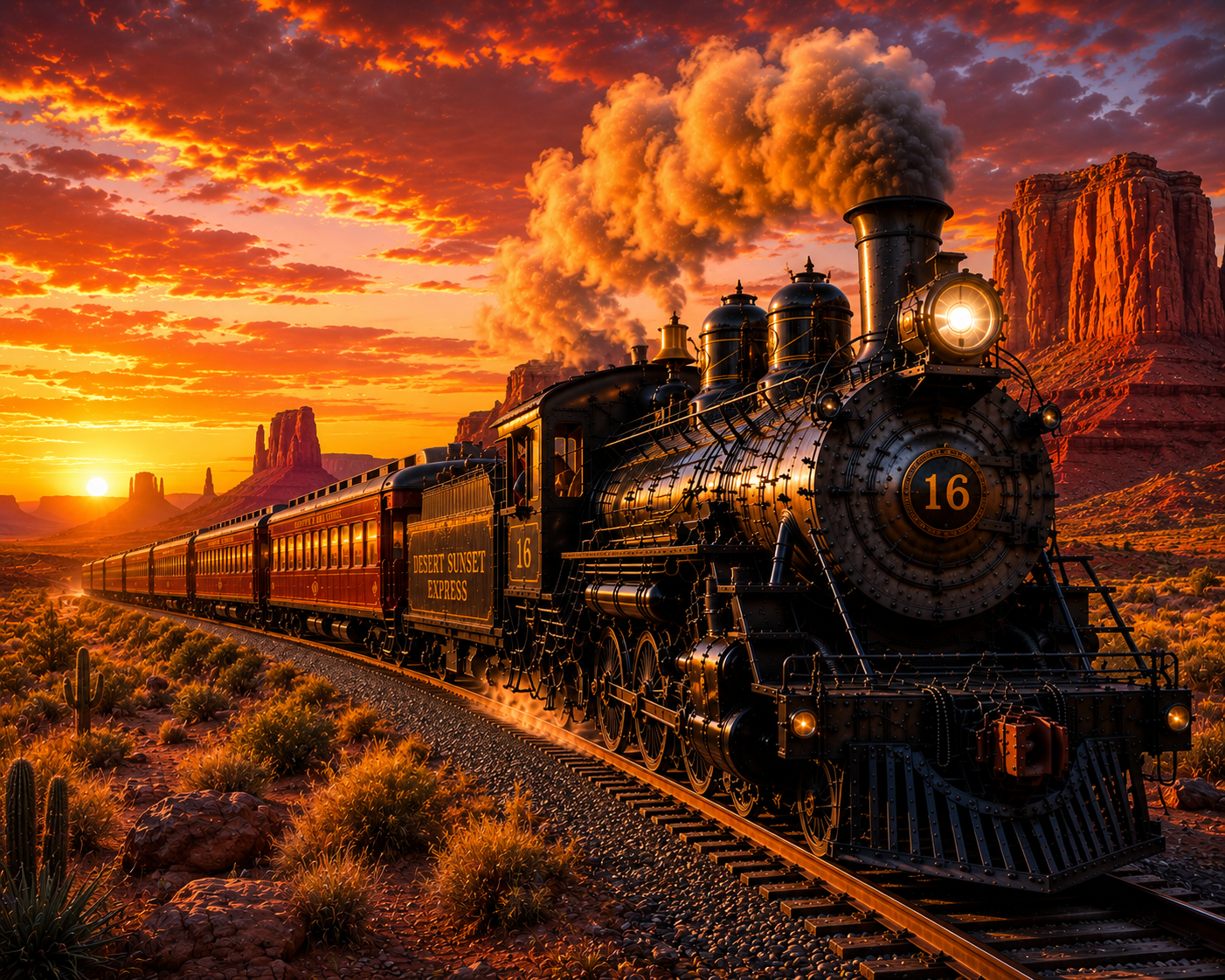 Iron Giants #16 – "Desert Sunset Express"