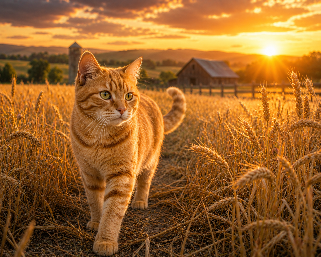 Pretty Kitty #16 - "Golden Fields"
