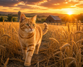 Pretty Kitty #16 - "Golden Fields"