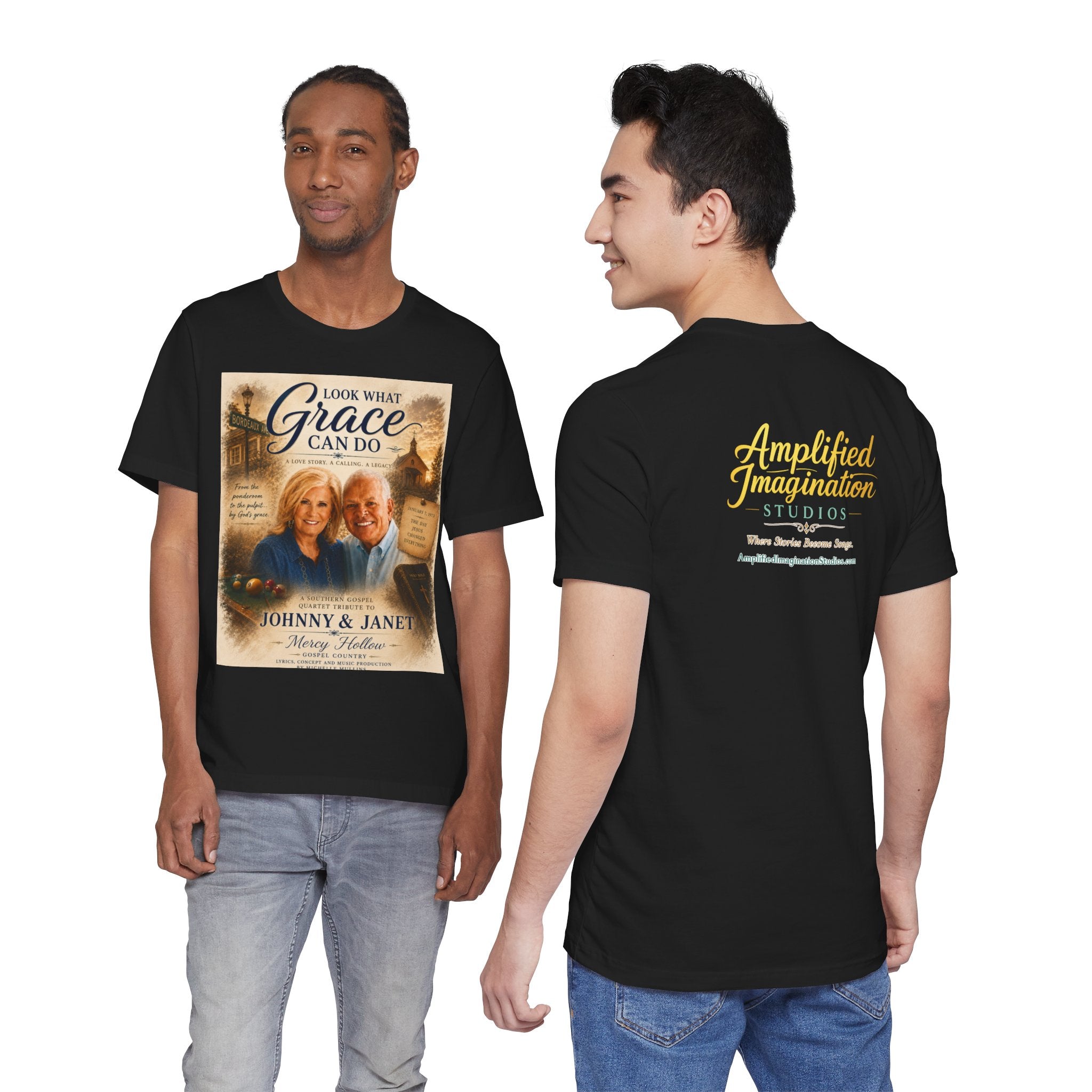 "Look What Grace Can Do" | Johnny & Janet Hunt Tribute T-Shirt